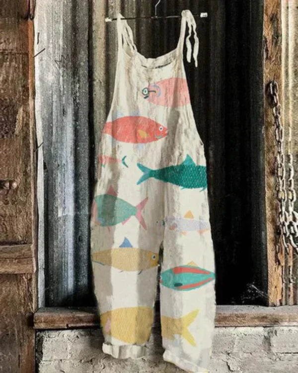 Nao™ | Sardines Japanse Kunst Overall