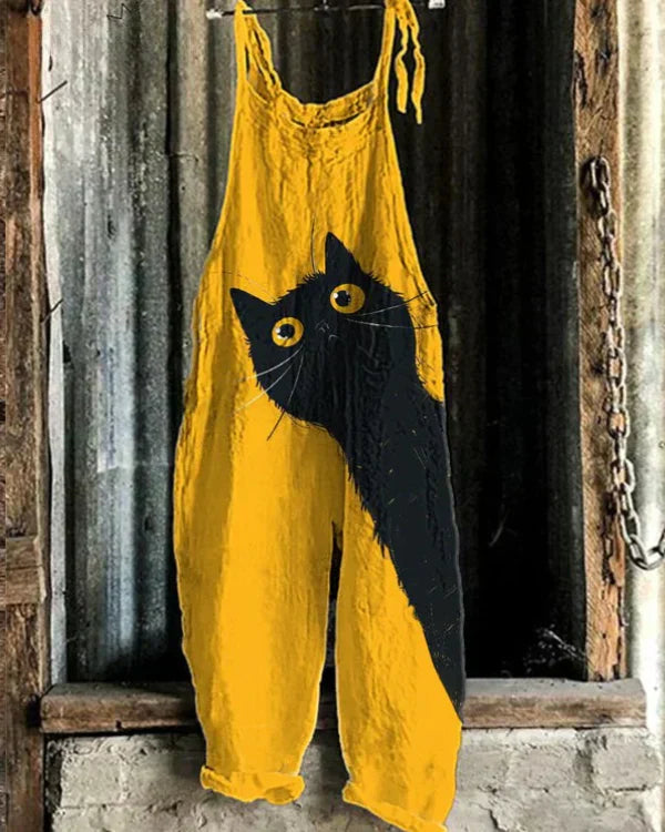 Lina™ | Kattenprint Overall