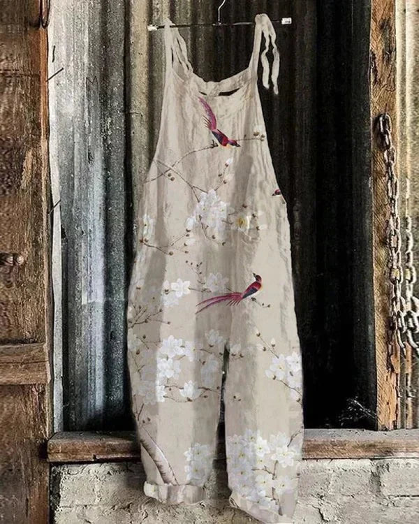 Linde™ | Geborduurde Bloemen Jumpsuit