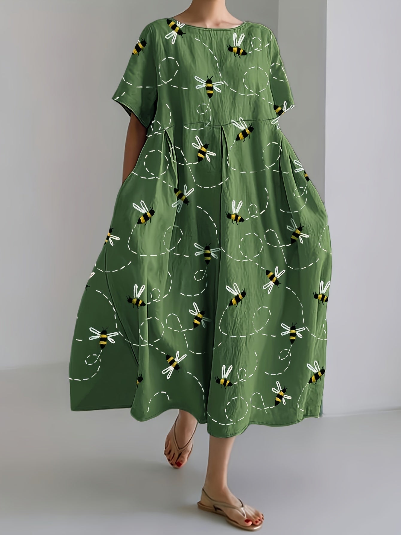 Femke™ | A-lijn Bloemenjurk