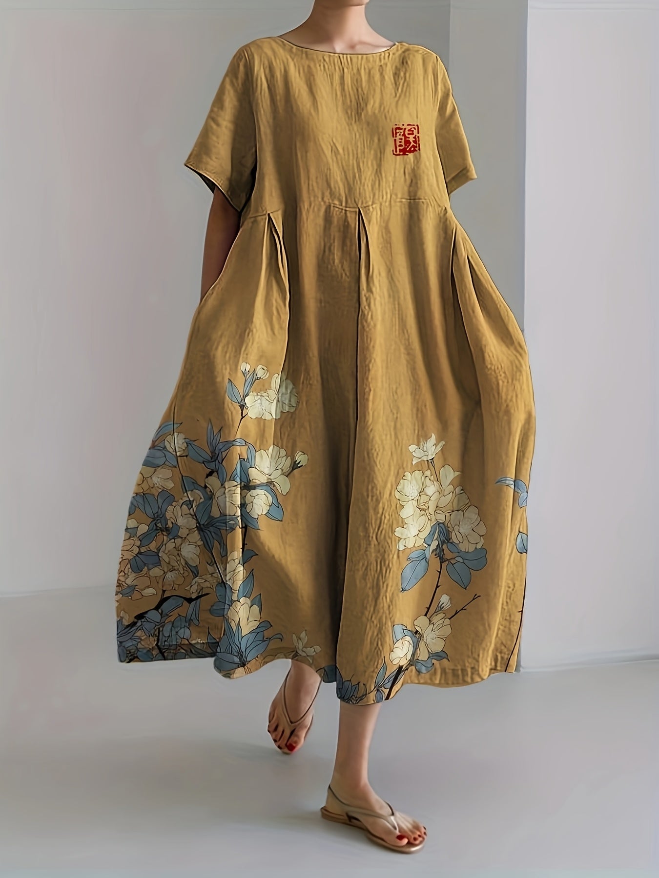 Noémie™ | Lange Bloemenjurk