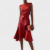 Mireille™ | Asymmetrische Midi Jurk