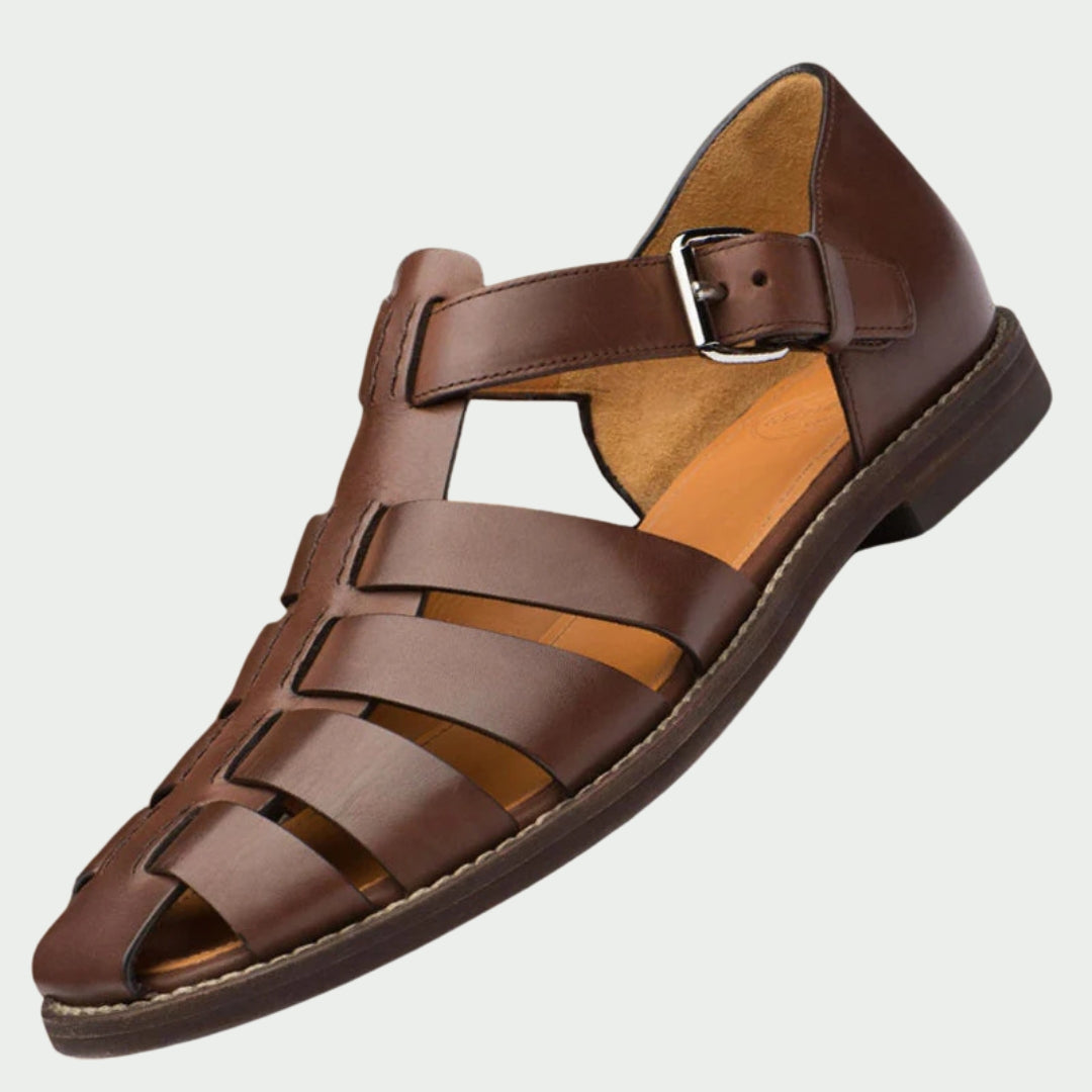 MIRAVO |  leren sandalen voor heren