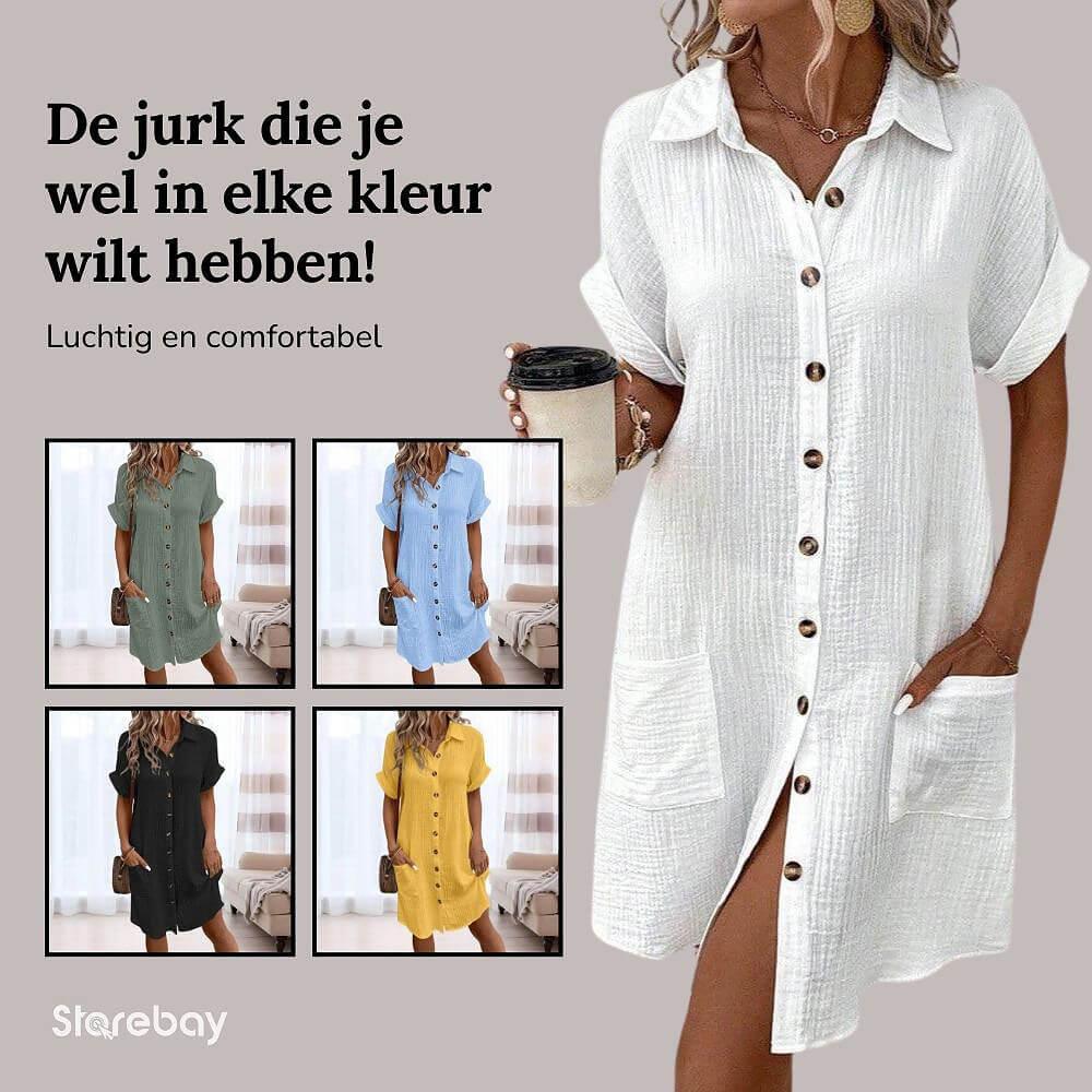 Nadia zomerjurk | Luchtig en comfortabel met tijdloze charme