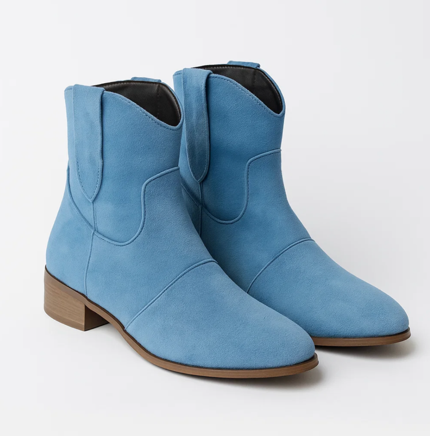 Saskia™ | Westernlaarzen van Suède