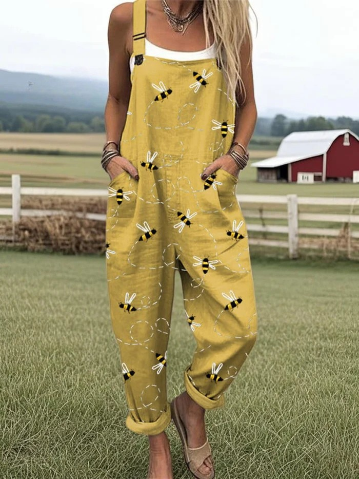 Nina™ | Artistieke Overall Jumpsuit