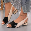 Carol | Elegante en comfortabele luxe orthopedische sandalen met brede hak