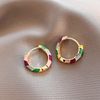 Fleur™ | Oorbellen met Goud Emaille