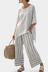 Isabeau™ | Asymmetrische Linnen Set